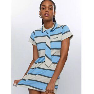 NWOT Urban Outfitters X-Girl Striped Polo Mini Dress, Size M